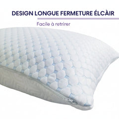 Oreiller Fraîcheur Confortia™ | Nuits chaudes & confort sommeil