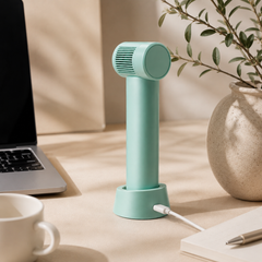 Ventilateur Fraîcheur Nomade Confortia rechargeable avec câble USB-C